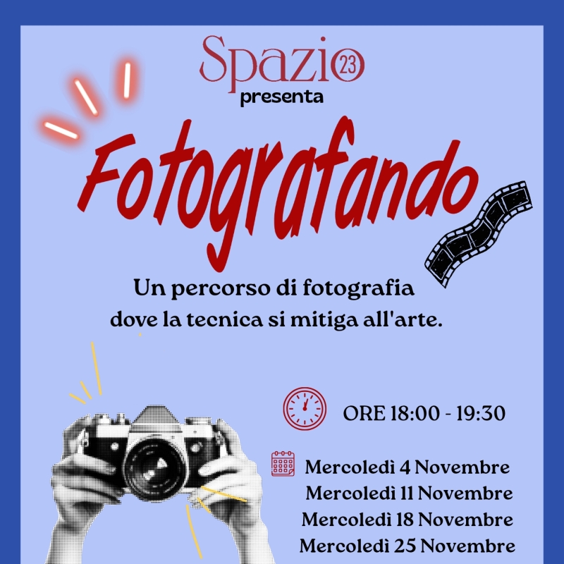 Corso di Fotografia per adulti